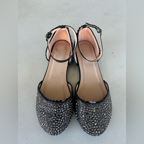 Link Other - Girl’s Studded Ankle Strap Shoes Size 3 Church Dress Shoes